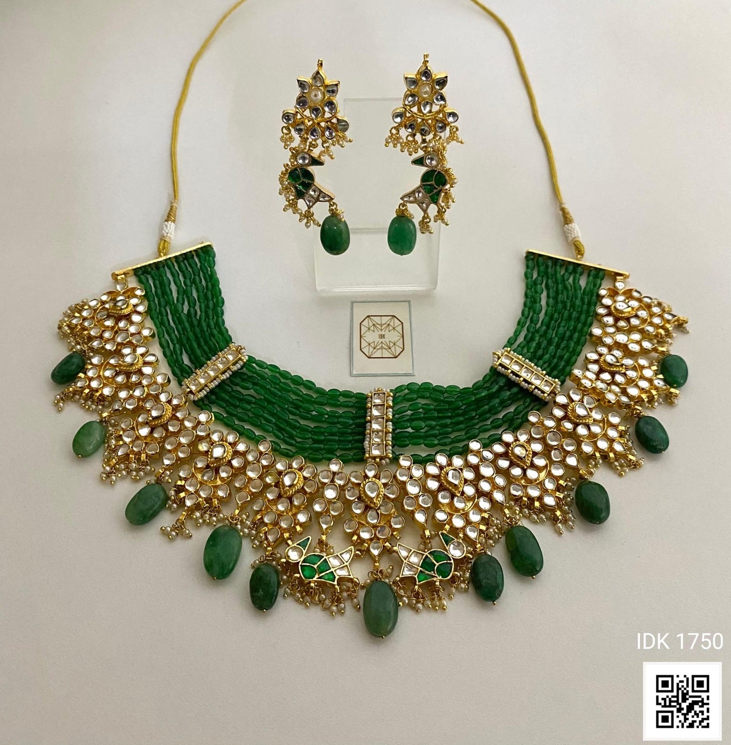 Rihanika bridal set Kundan set Indian jewellery pac hi Kundan set Saffronfashionindia