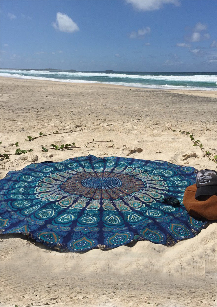 Beach Mat Towel Women Fashion Cloak Summer Bikini - Saffronfashionindia