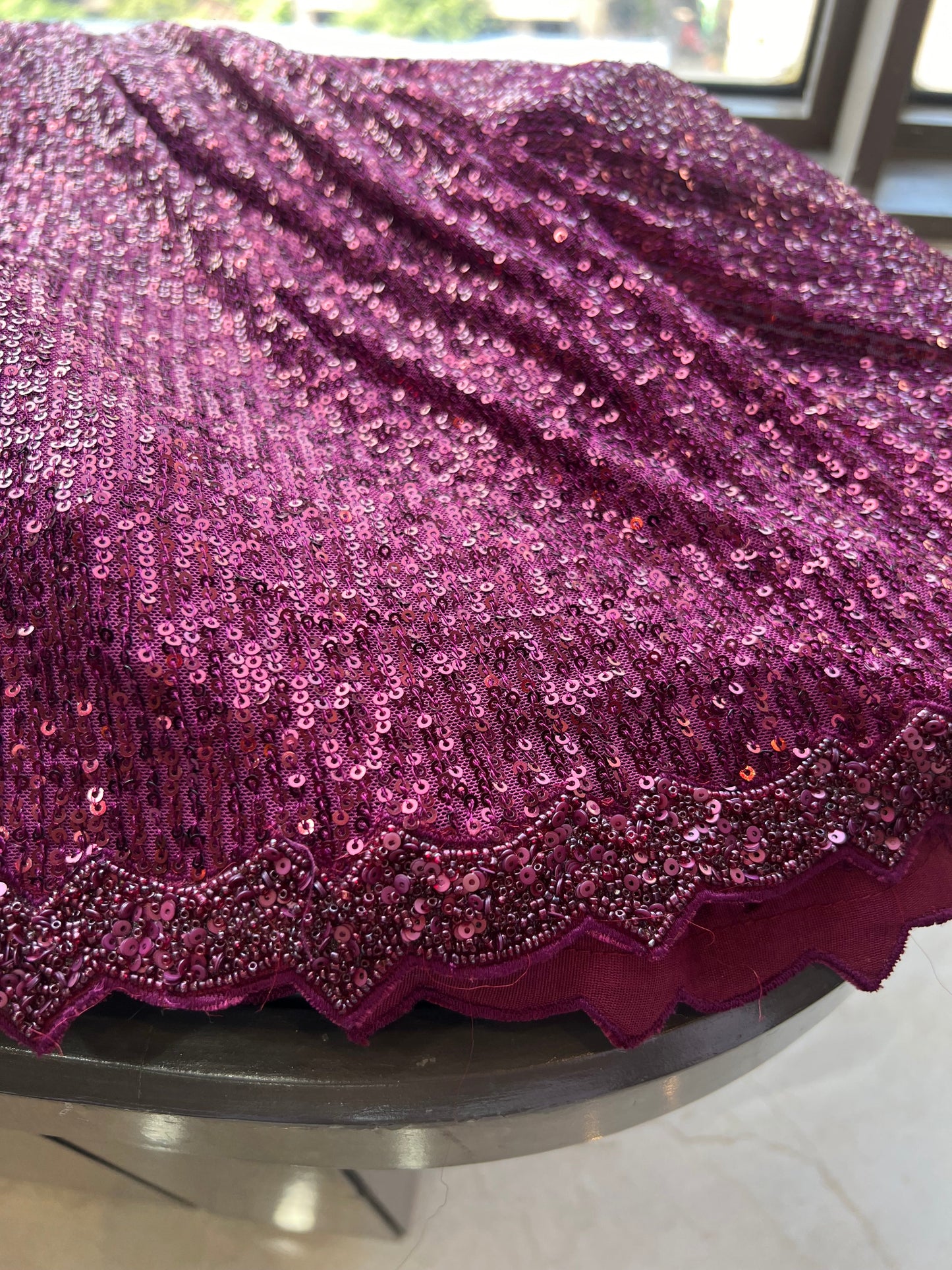Sequins saree Partywear saree beautiful saree blouse SaffronFashion