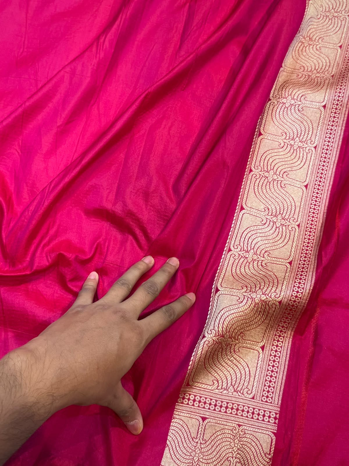 Pink tilfi Banarsi rangkat saree Indian floral sarees SaffronFashion