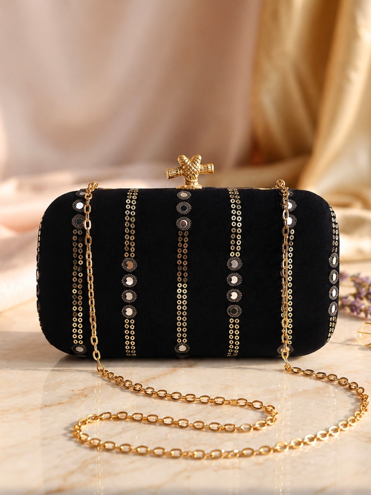 Ethnic embroidery clutch handbags cocktail clutch SaffronFashion