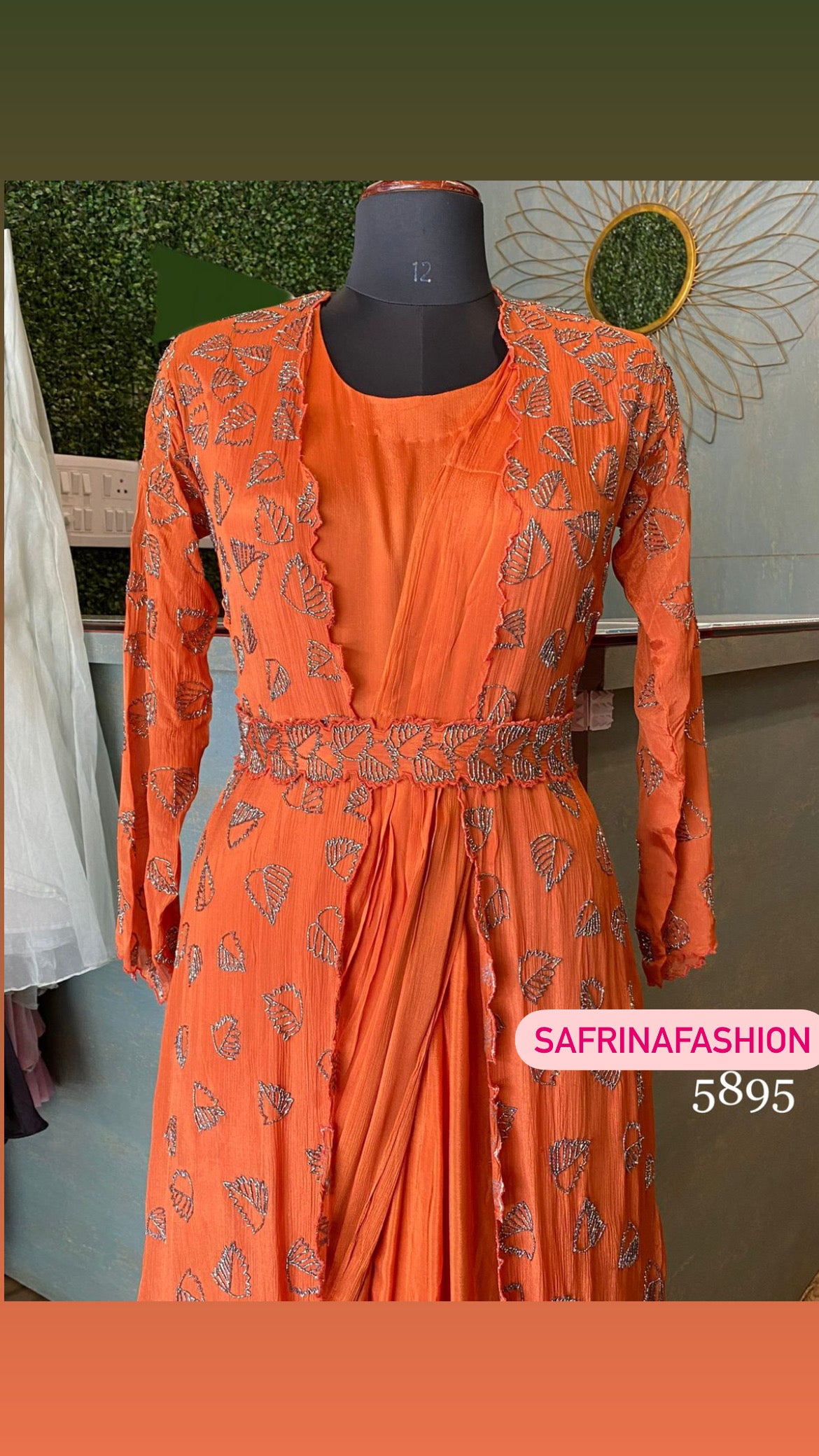 Dinisha gown partywear gorgeous dress - Saffronfashionindia