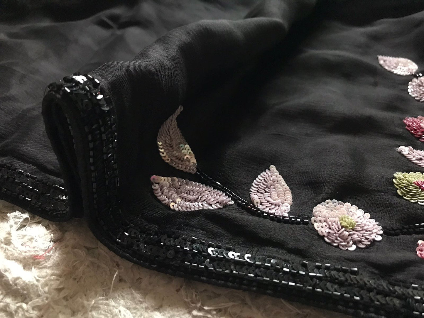 Elegant premium saree floral sari blouse partywear sarees Saffronfashionindia