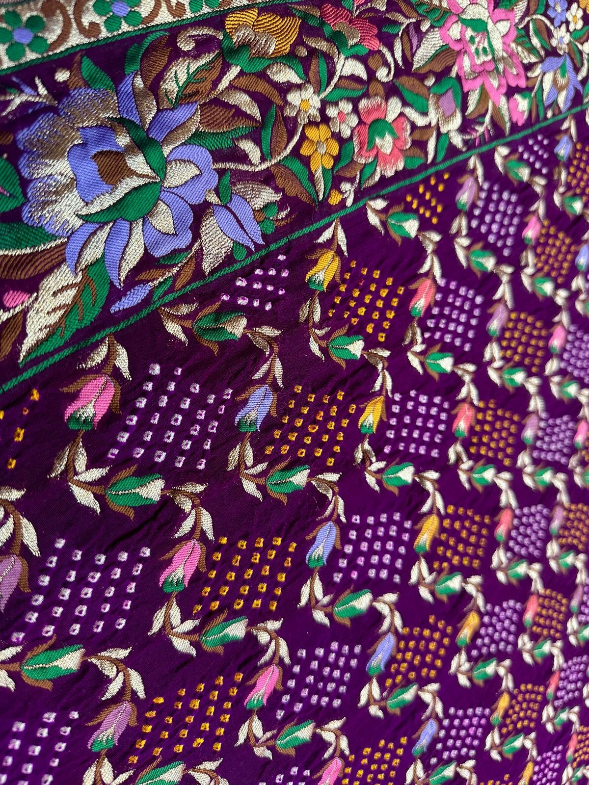 Meerab beautiful Meenakari Patola dupatta - Saffronfashionindia