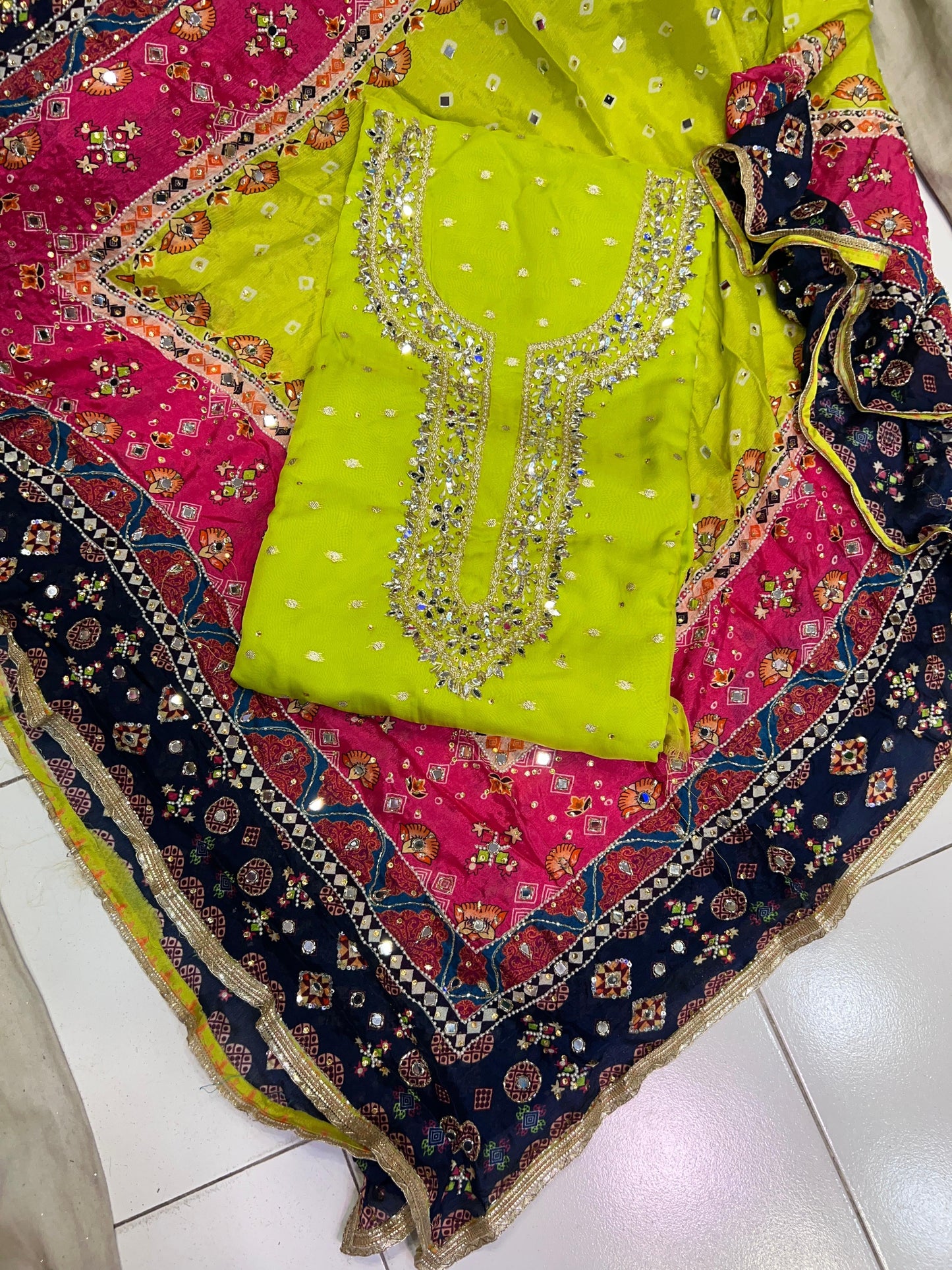 Vanessa Salwar suit Punjabi Salwar kameez SaffronFashion