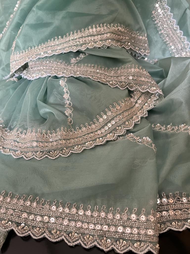 Mahi organza katdana gorgeous sarees - Saffronfashionindia