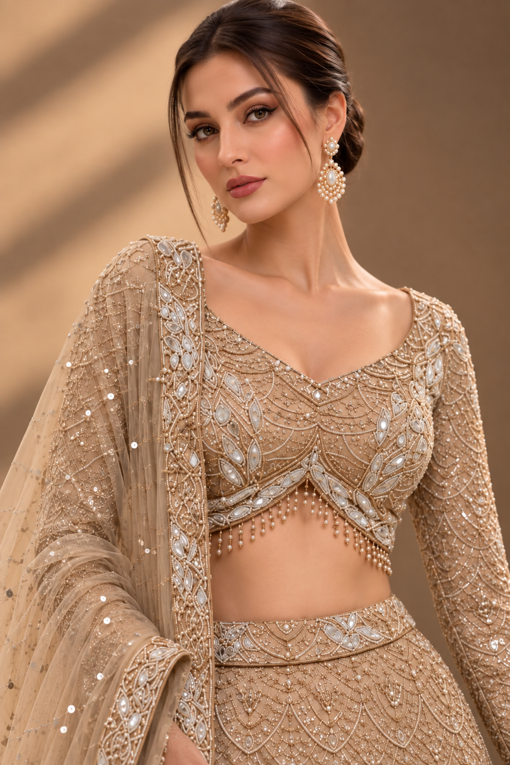 Glamorous leganga fish cut lehanga wedding lehangas Saffronfashionindia