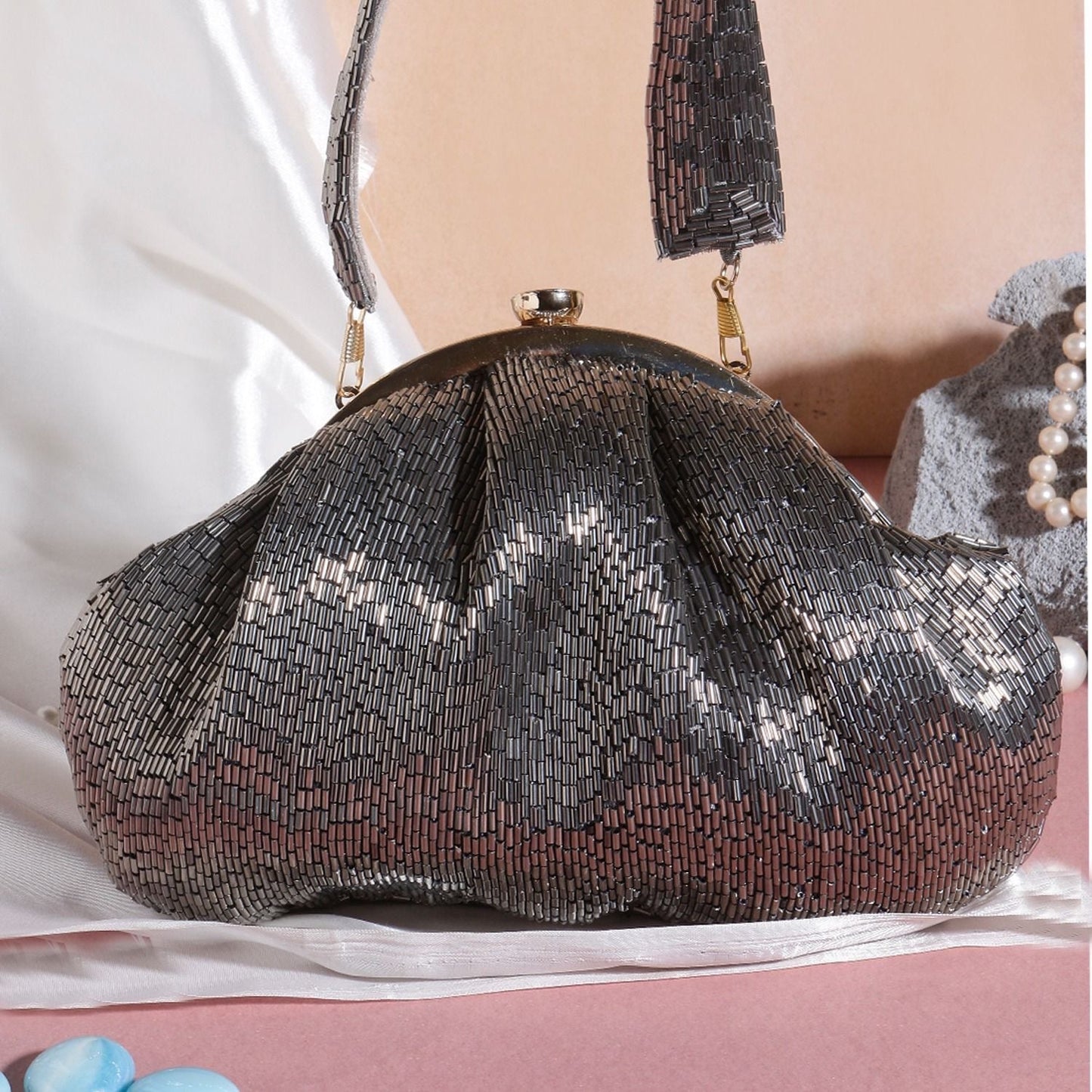 Illuminati inspired trendy clutch bags cocktail bags SaffronFashion