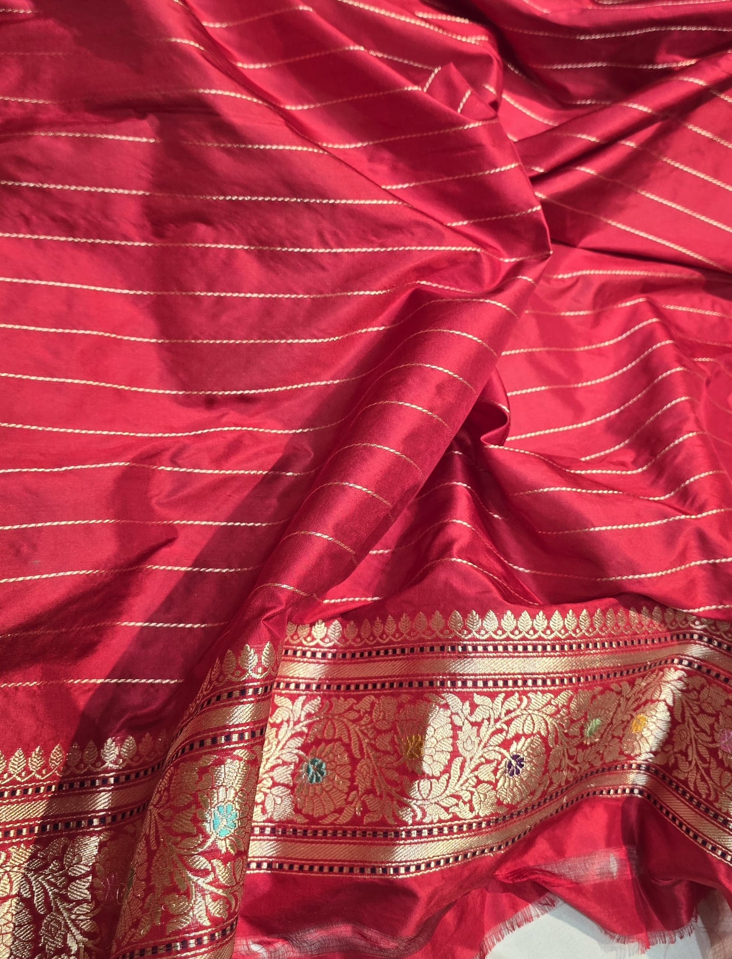 Rangkat exclusive saree iktara katan silk sari blouse SaffronFashion
