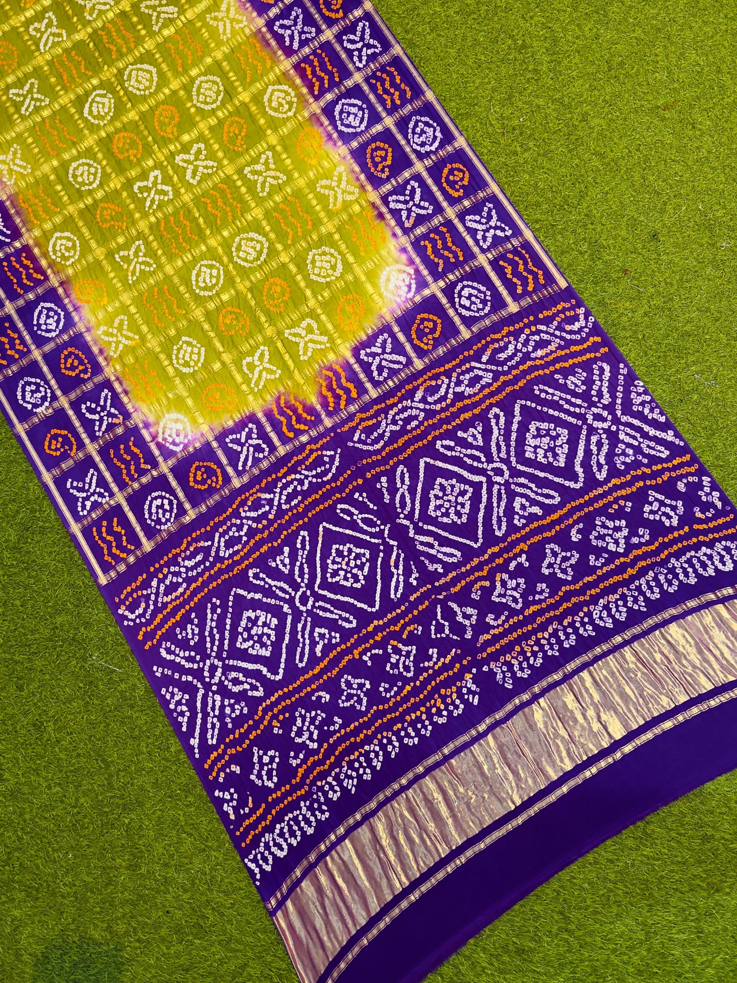 Handmade gharchola saree gajji silk saree Indian sari blouses Saffronfashionindia