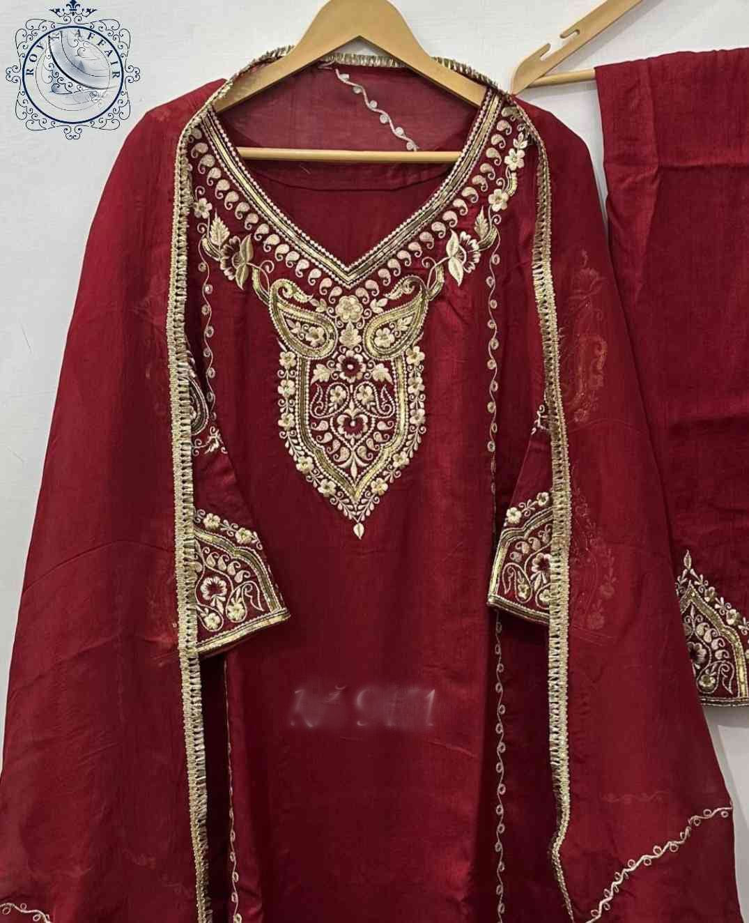 Designer dress stitched dresses bridesmaid dress wedding dress Saffronfashionindia