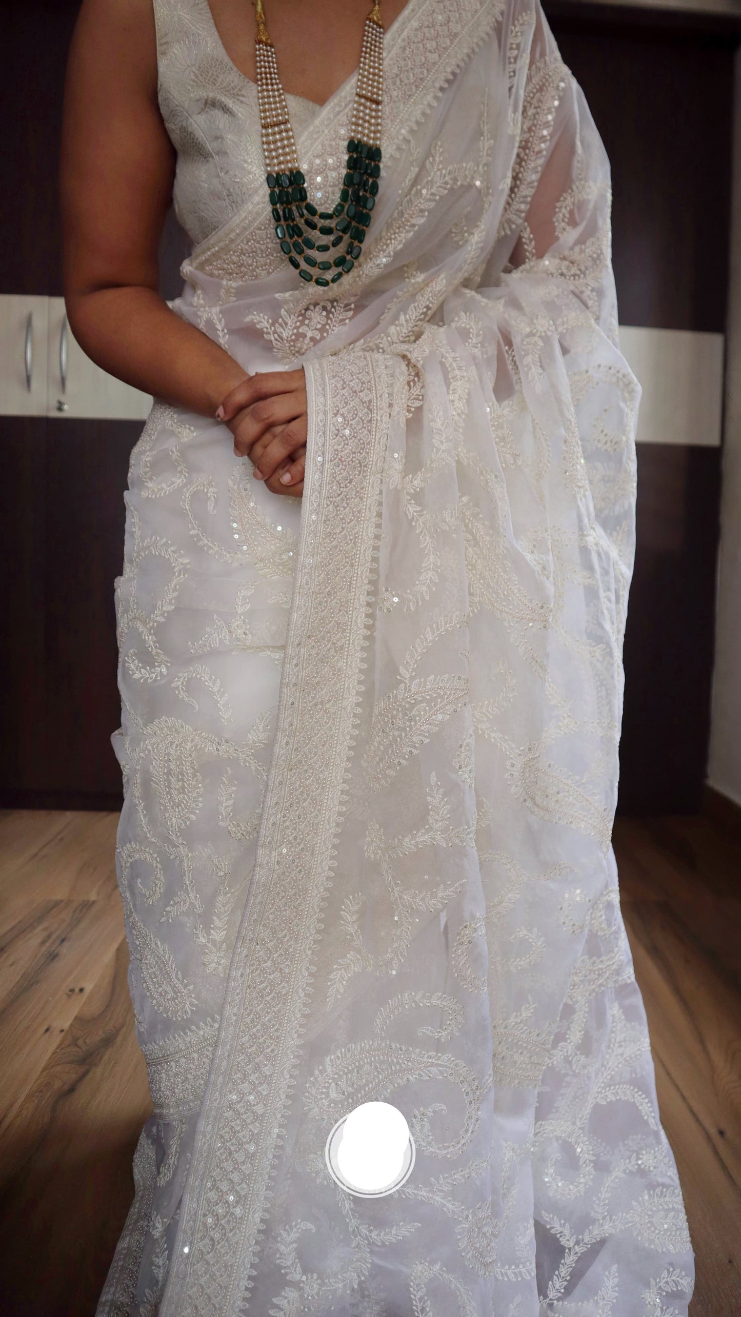 Grace organza saree luxurious saree - Saffronfashionindia