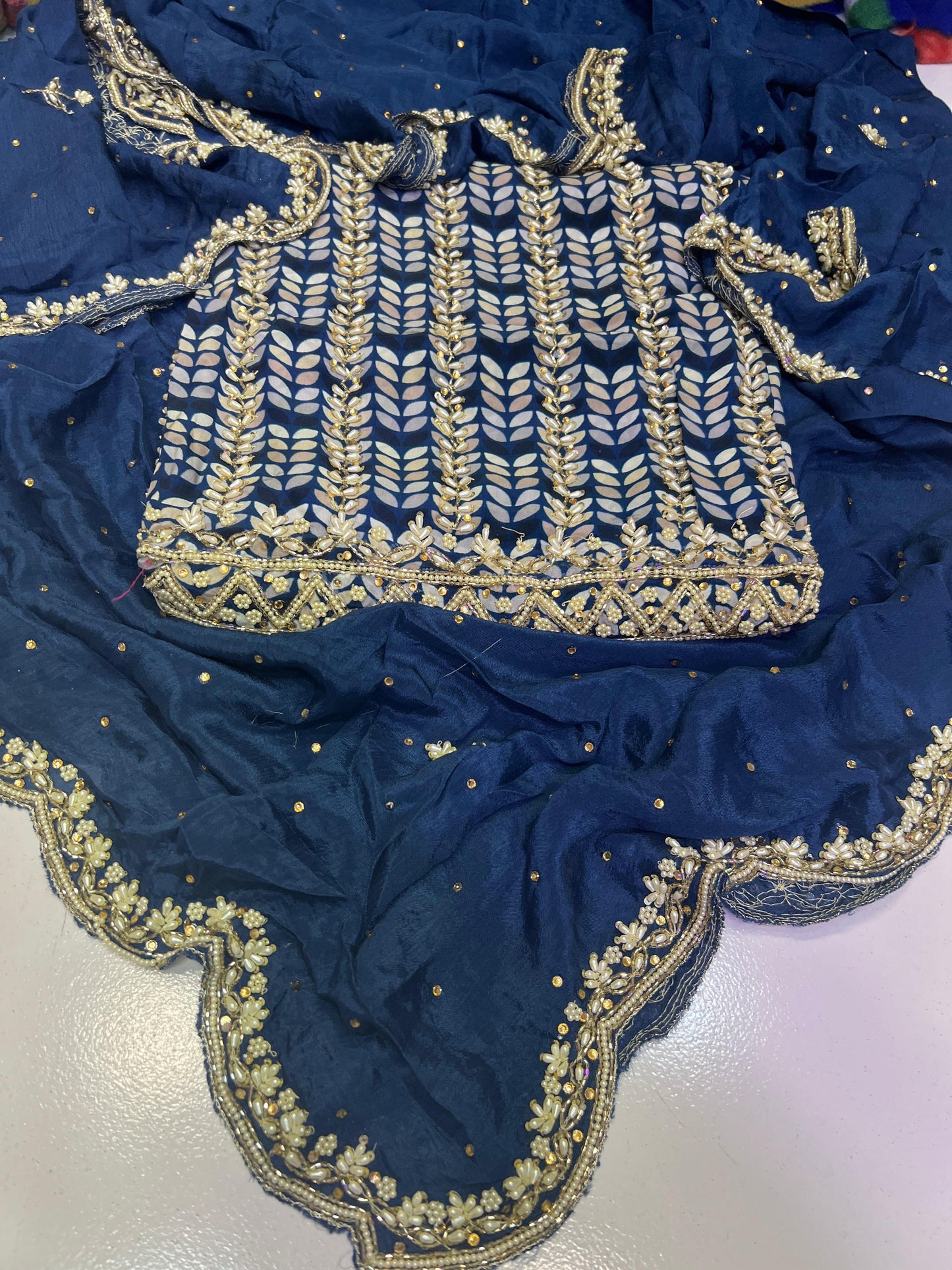 Mohani Punjabi salwar suit for women sharara suit - Saffronfashionindia