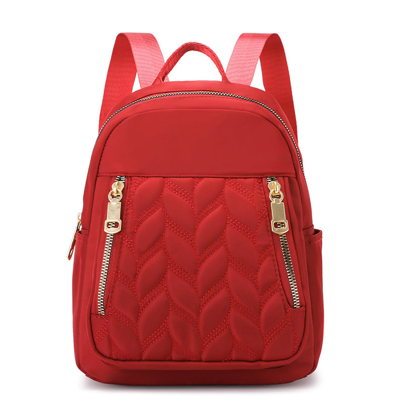 Fashion Women's Backpack Simple Rhombus Trendy Solid Color - Saffronfashionindia