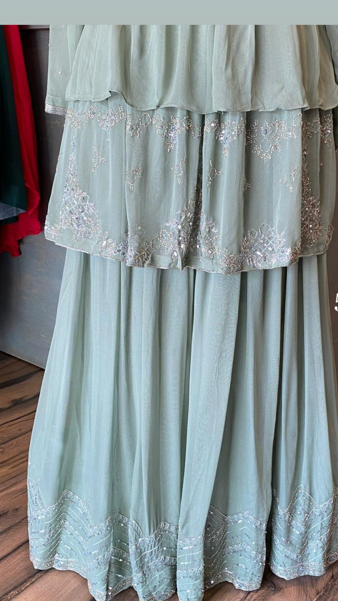 Lavisha indowestern dress gown - Saffronfashionindia