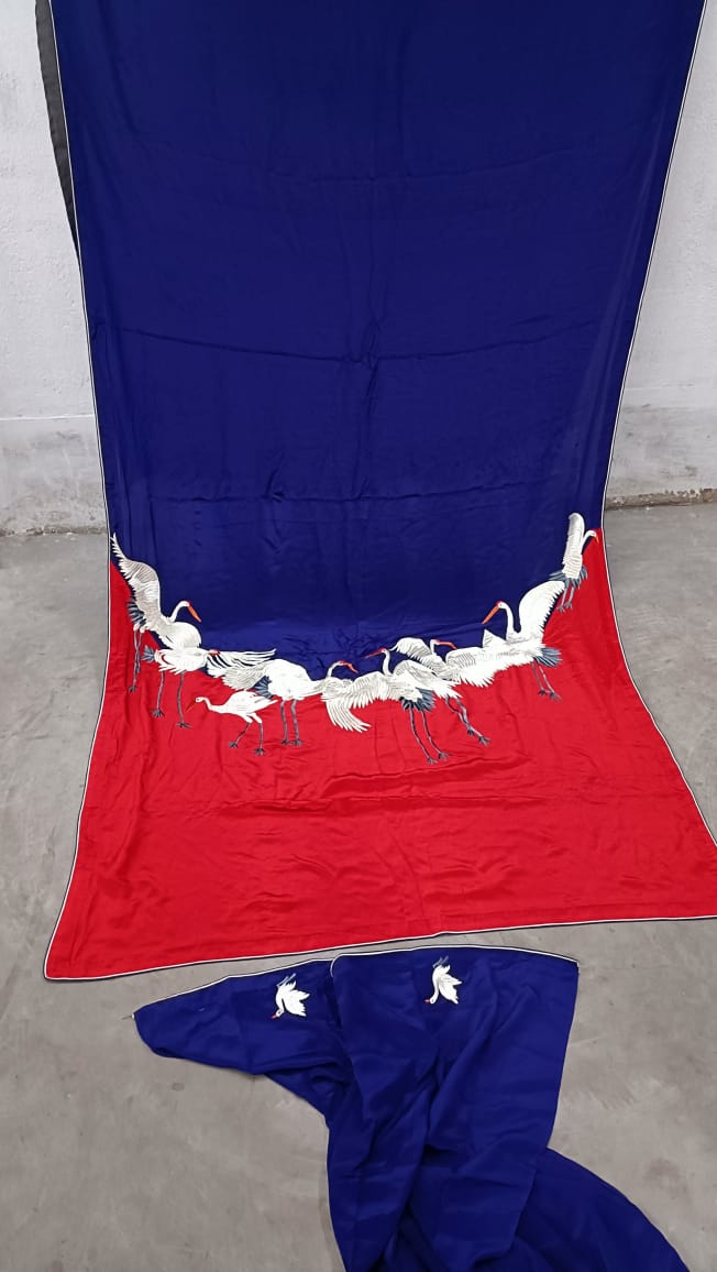 Lenavati Parsi gara sari - Saffronfashionindia