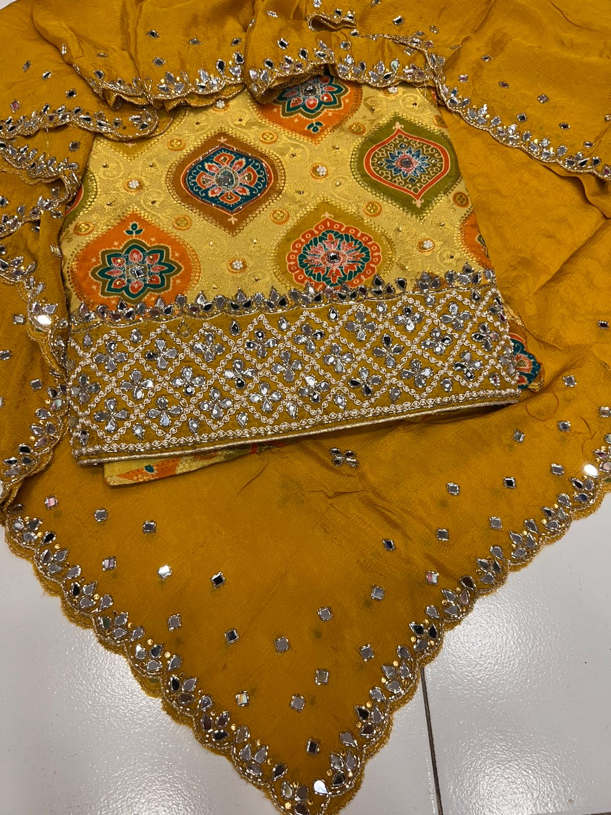Ciani Banarsi Indian salwar suit - Saffronfashionindia