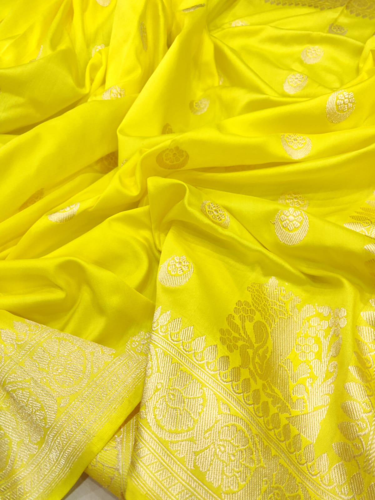 Kangana inspired handwoven Katan silk saree - Saffronfashionindia