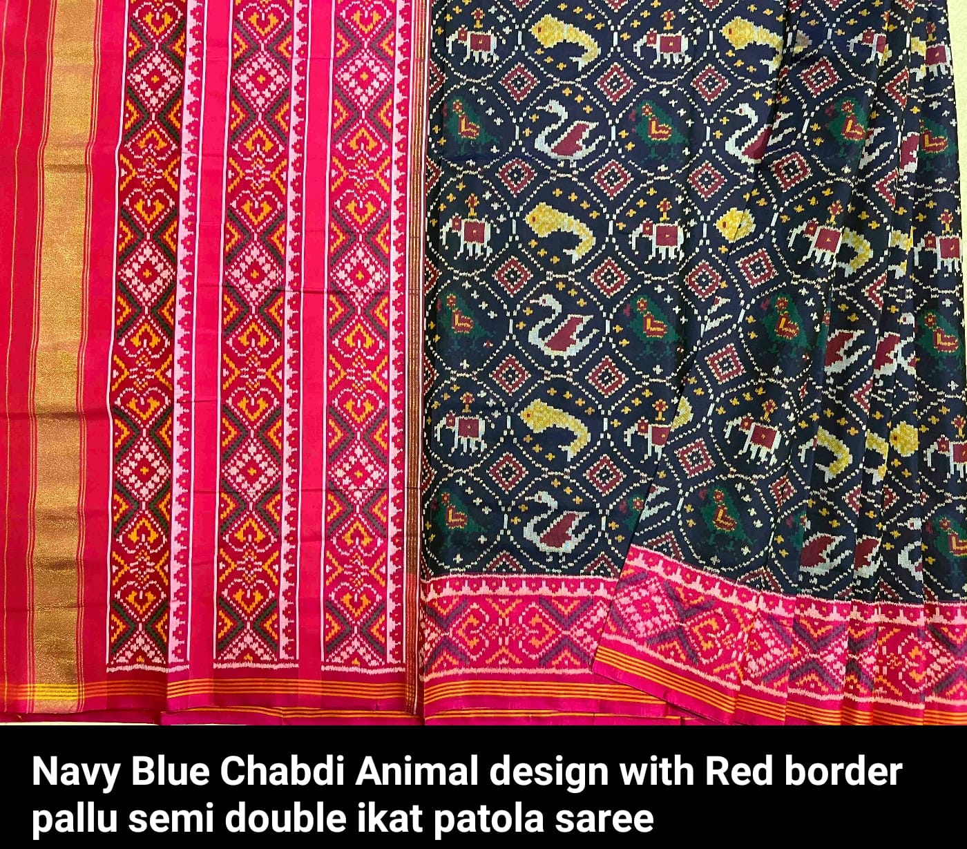 Pinash Patola silk weaving silk sarees - Saffronfashionindia