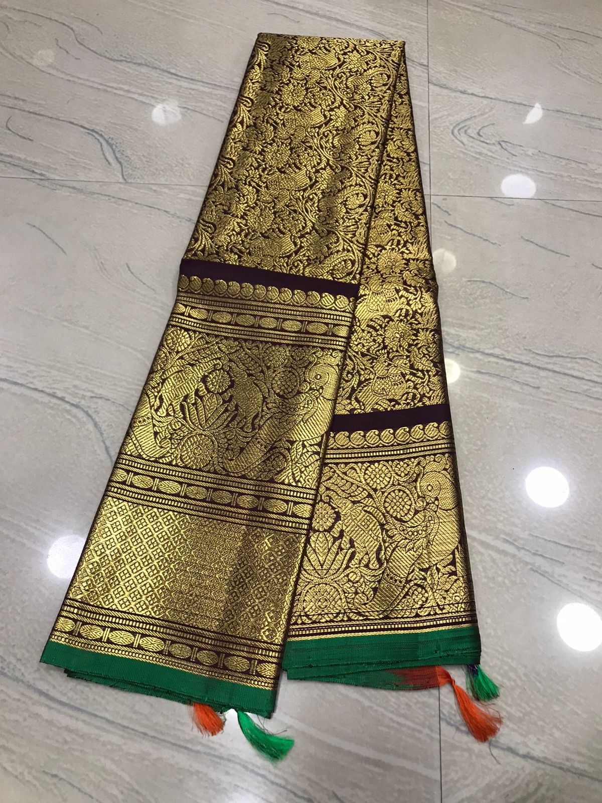 Indian heritage inspired dupatta - Saffronfashionindia