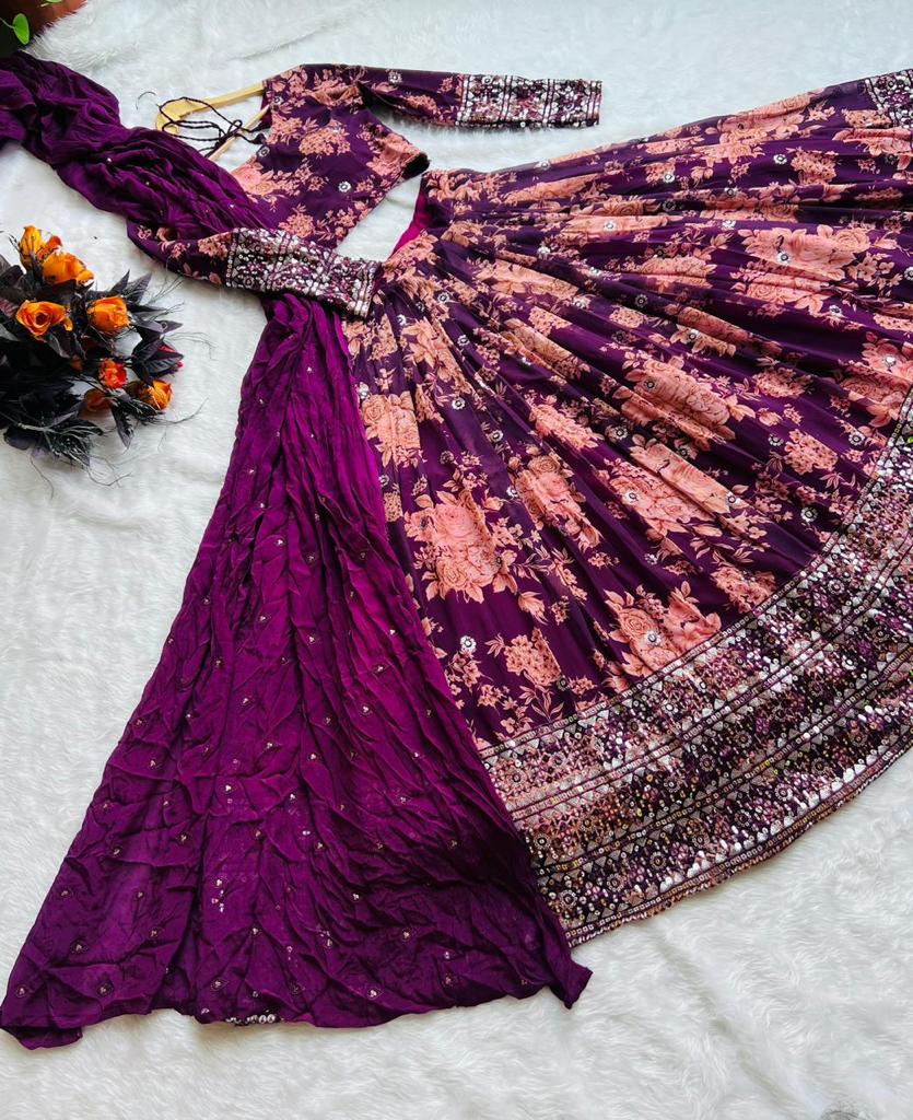 Binita lehangas ,,,partywear lehangas - Saffronfashionindia