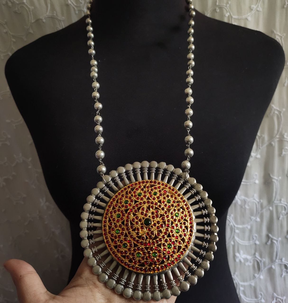 Rakodi pendant necklace - Saffronfashionindia