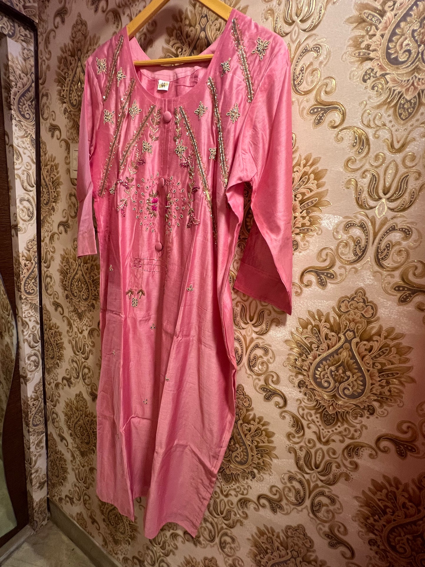 Pinakha dress,,,,peach dress - Saffronfashionindia