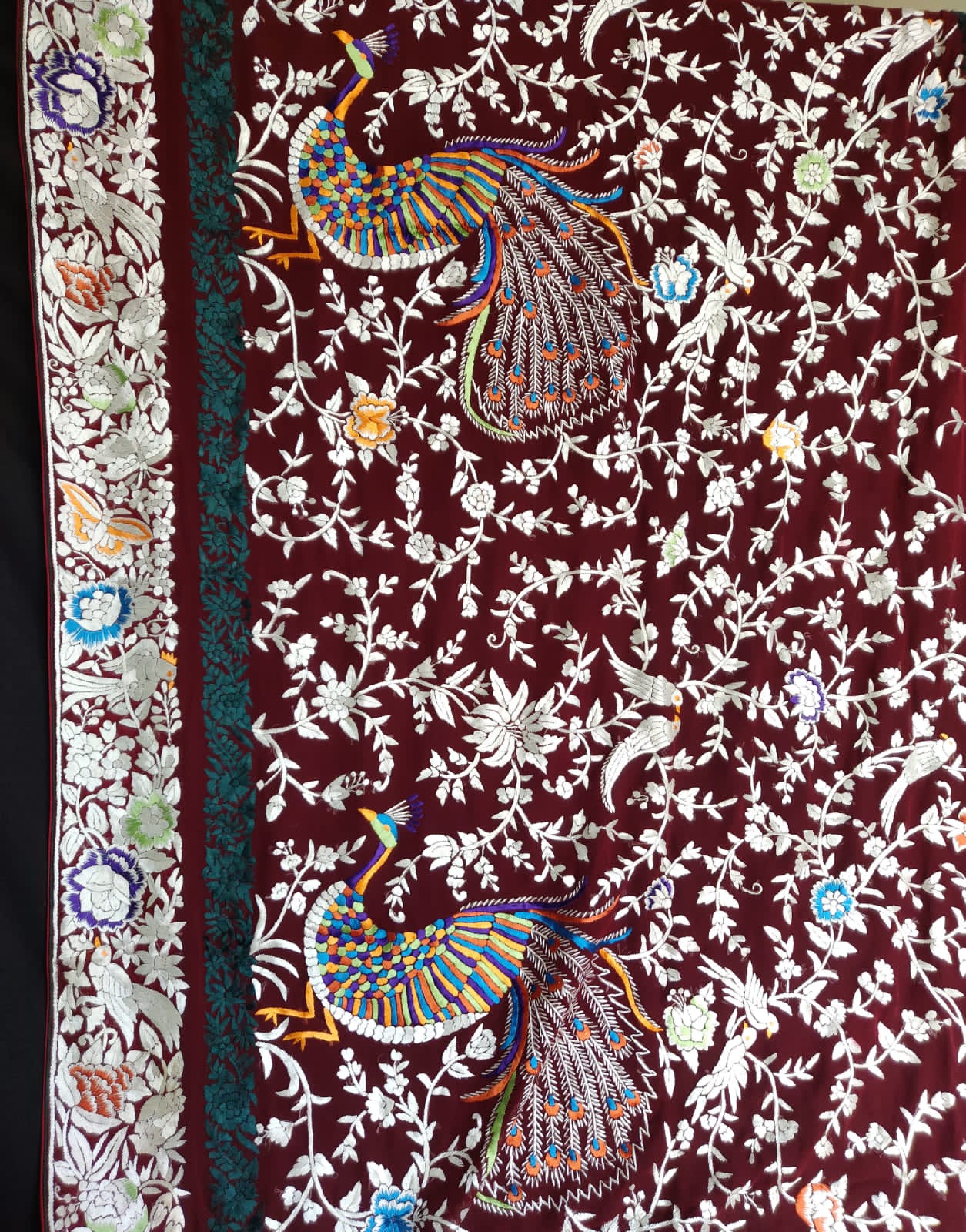 Sultan Parsi gara dupatta - Saffronfashionindia