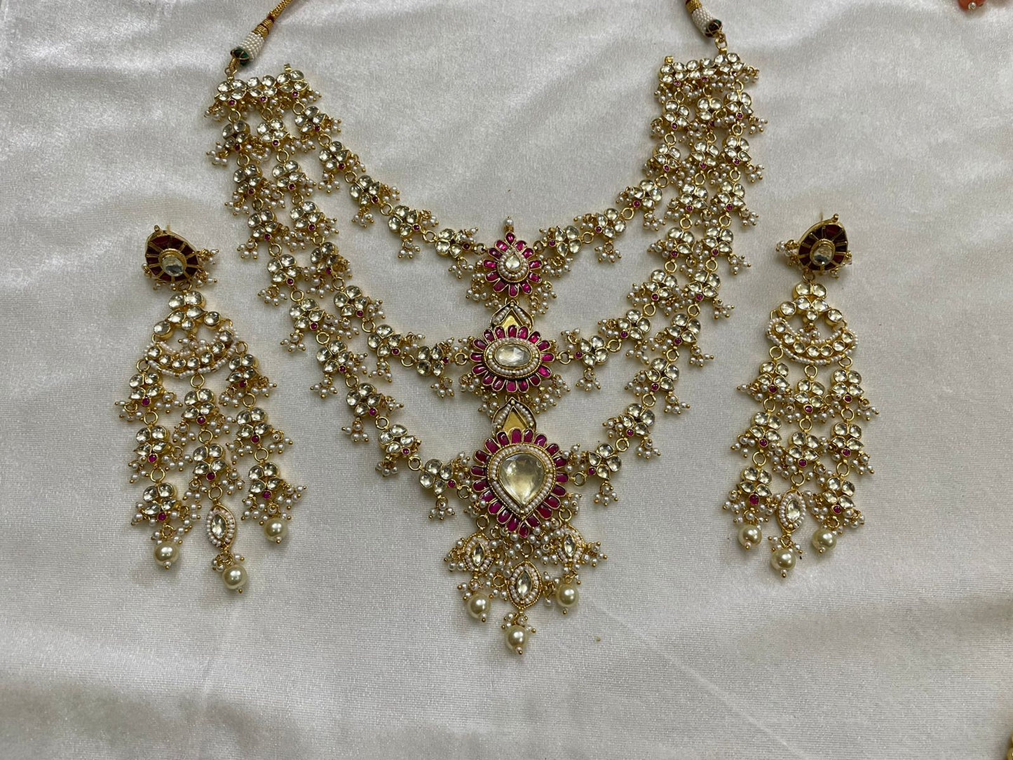 Satlada inspired necklace - Saffronfashionindia
