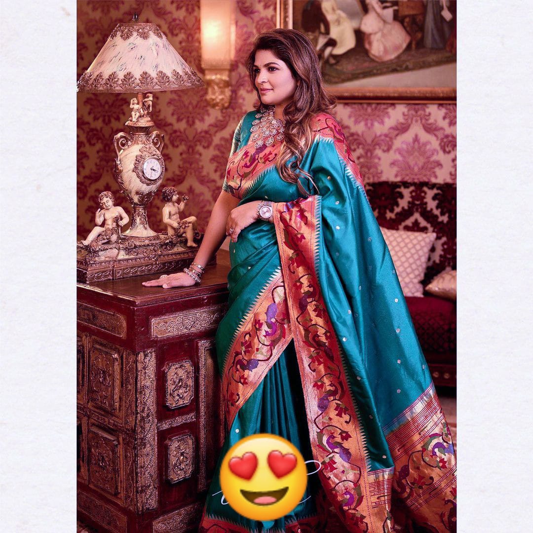 Kavisha Paithani saree - Saffronfashionindia