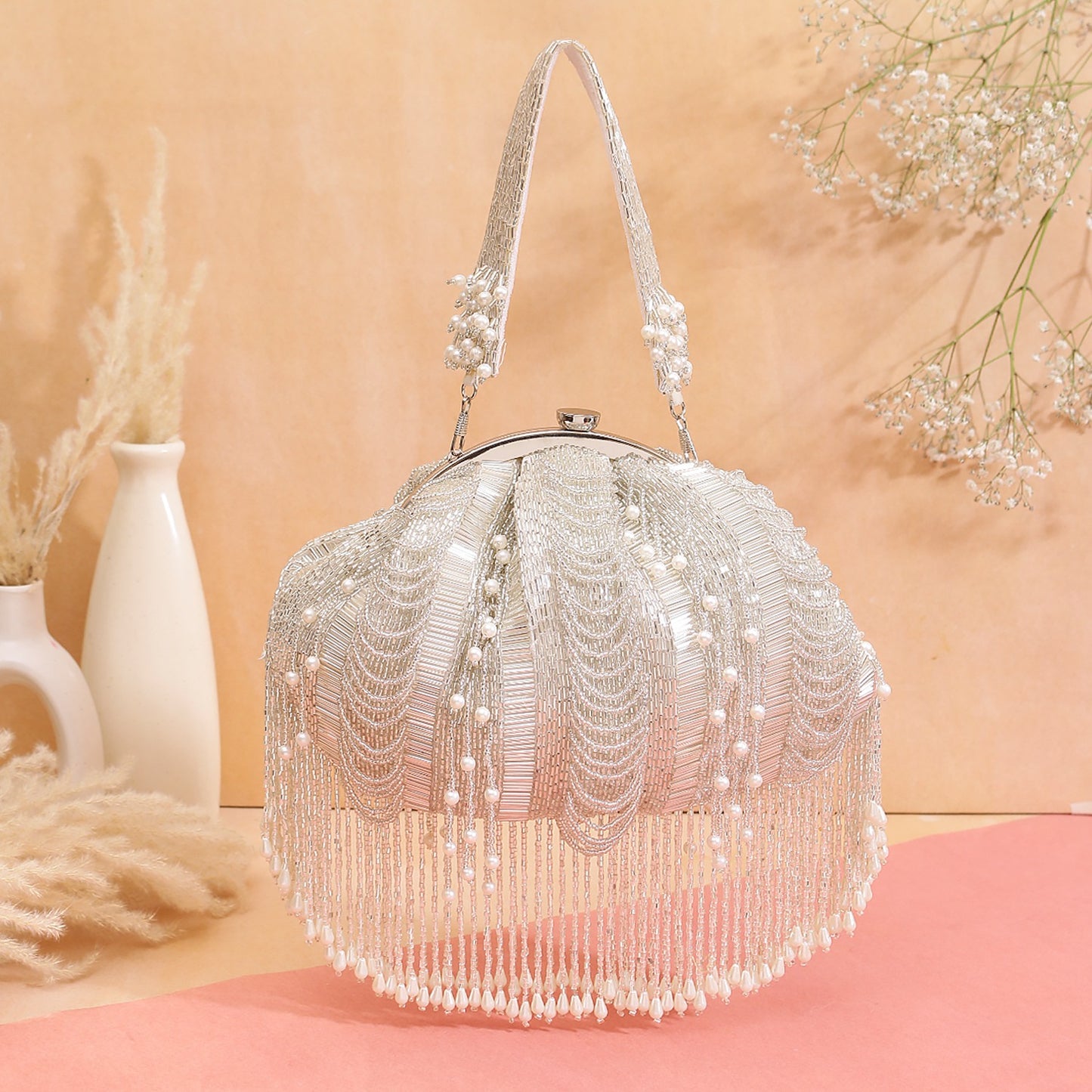 Cinderella inspired batua clutch - Saffronfashionindia