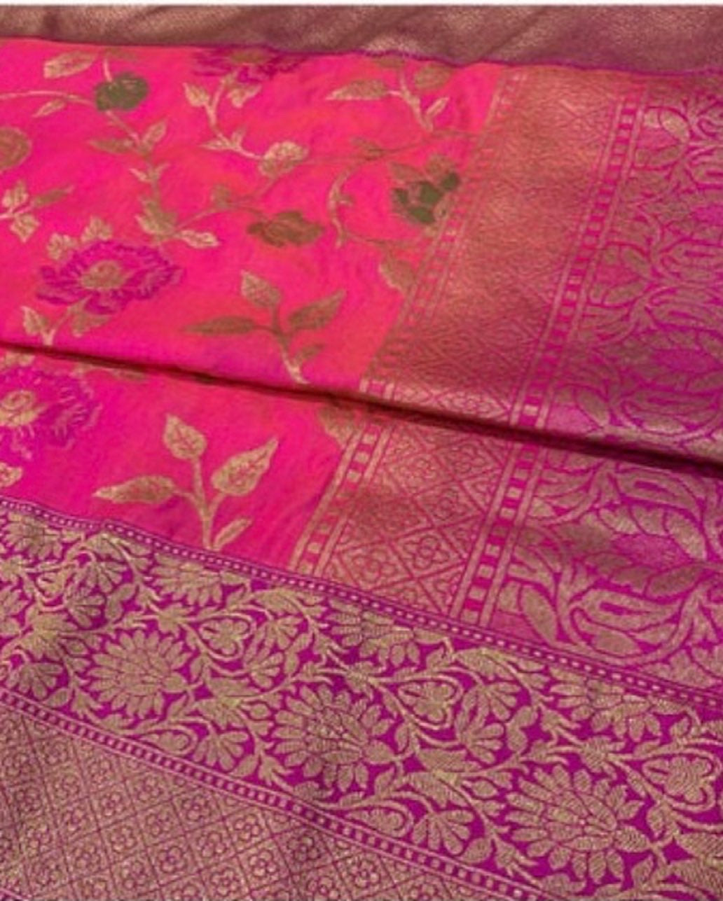 Banarasi silk saree - Saffronfashionindia