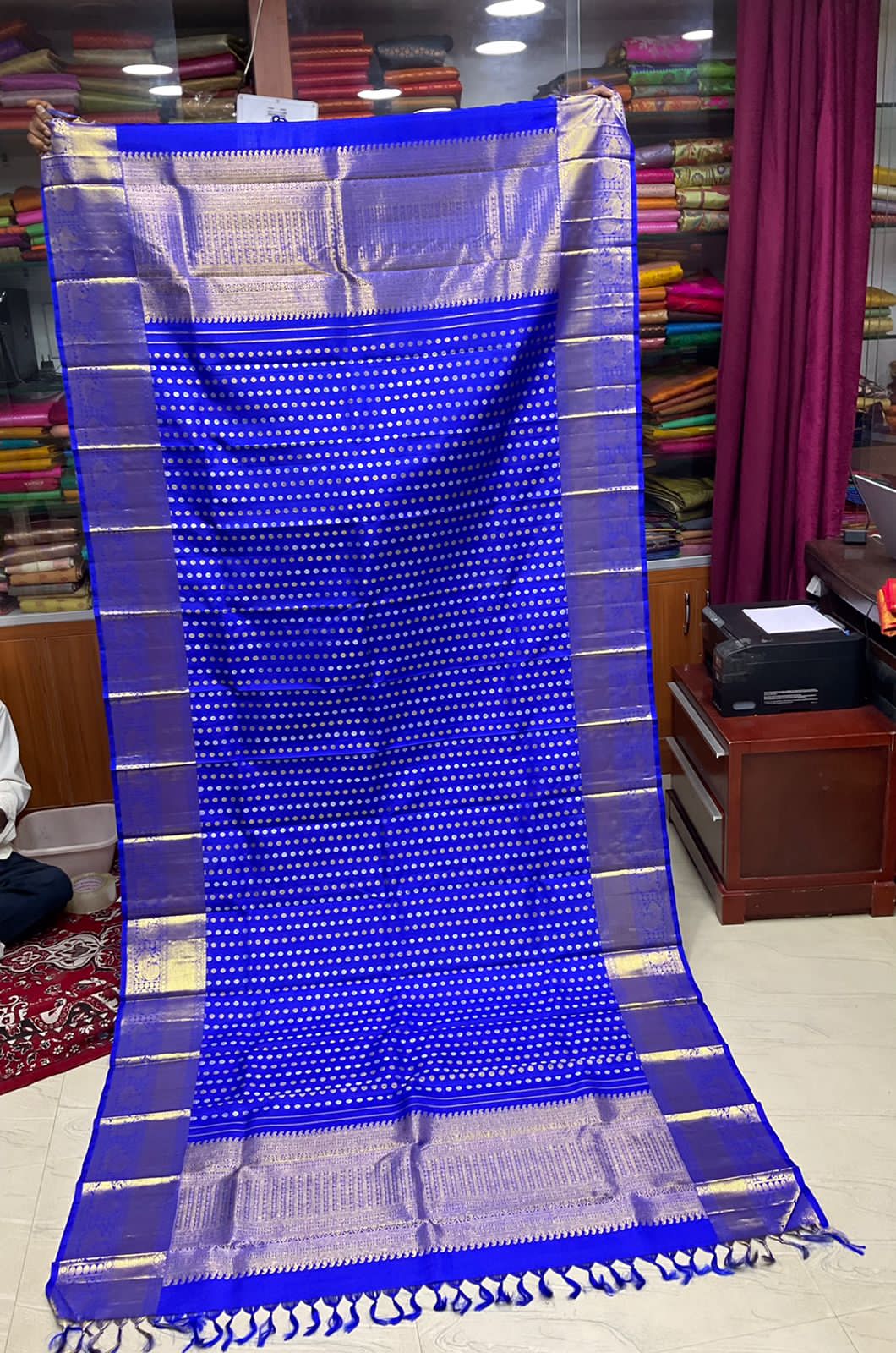 Ruma royal kanjivaram dupatta - Saffronfashionindia