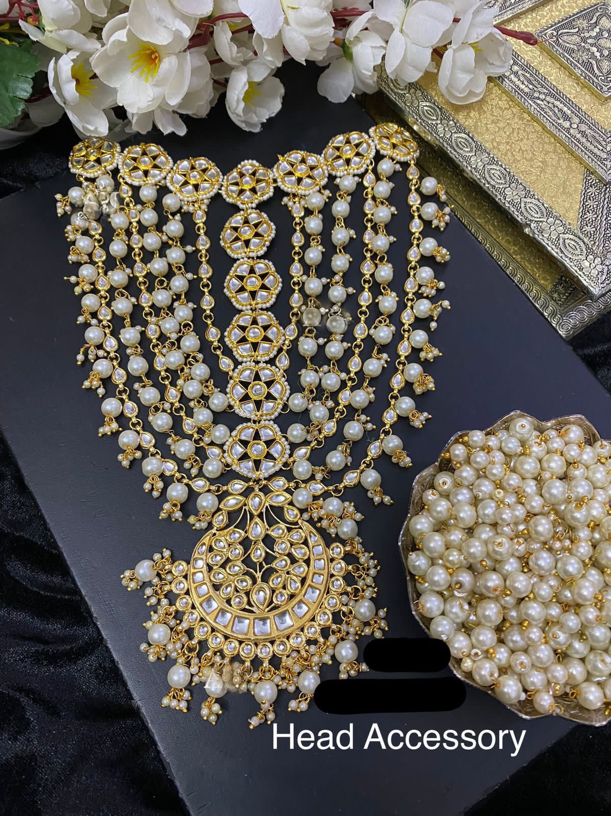 Aarzo Kundan maathapatti - Saffronfashionindia