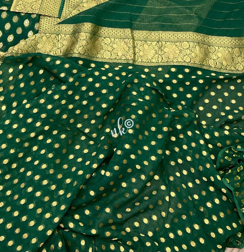 Vanis georgette saree - Saffronfashionindia