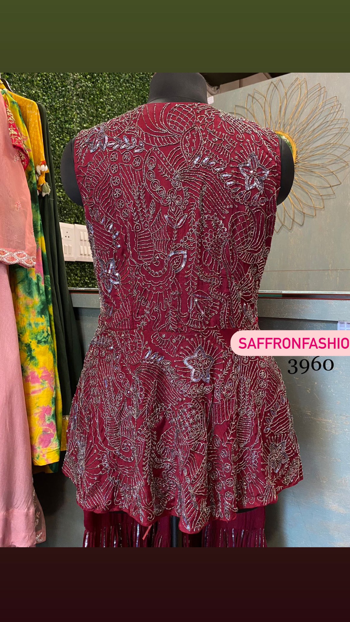 Kivara peplum dress - Saffronfashionindia