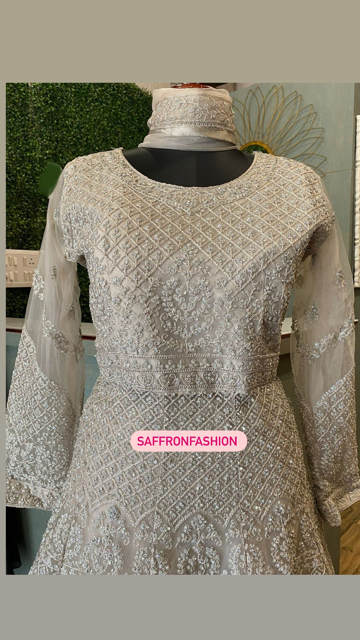 Orvi peplum styled kurta dress - Saffronfashionindia