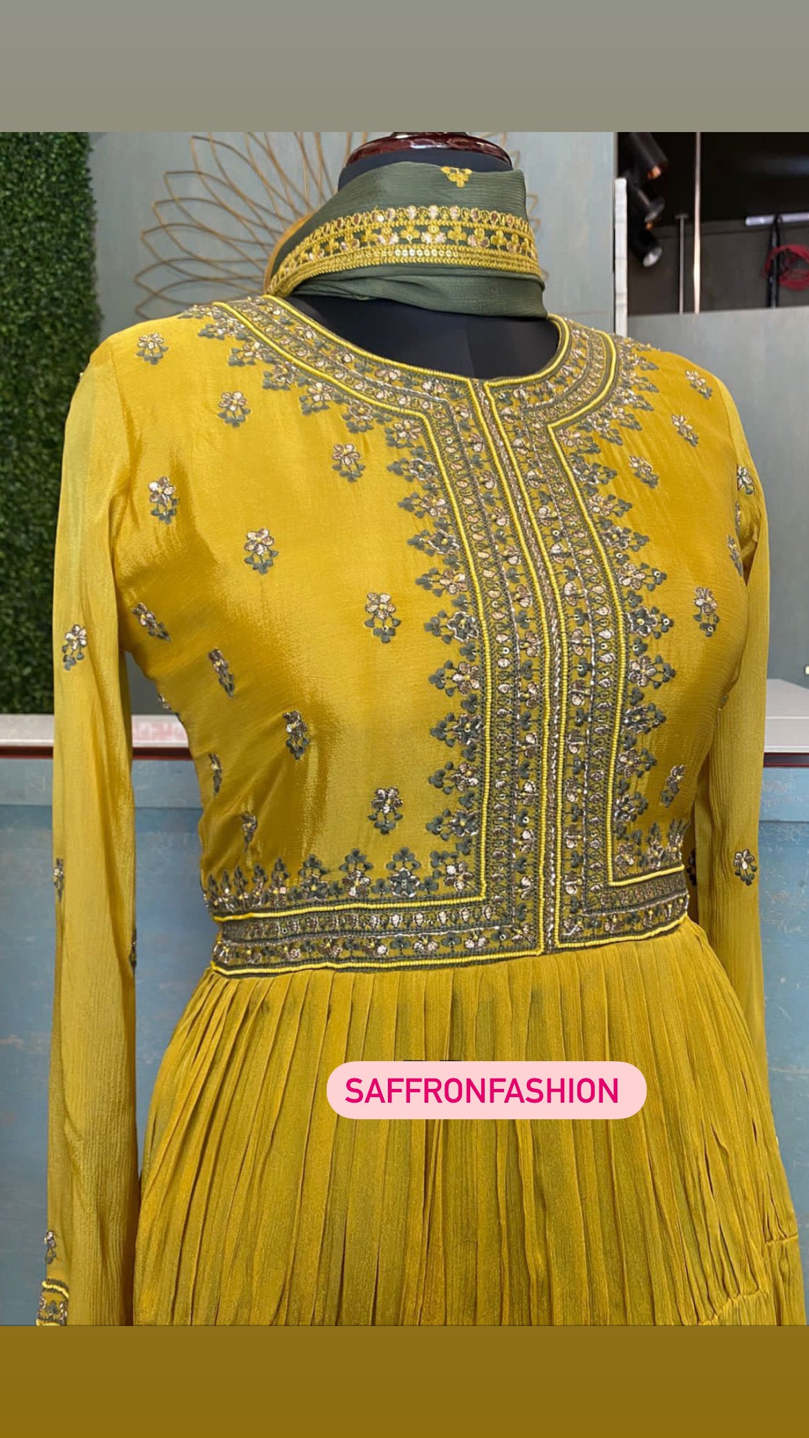 Yuvika peplum sequence dress - Saffronfashionindia