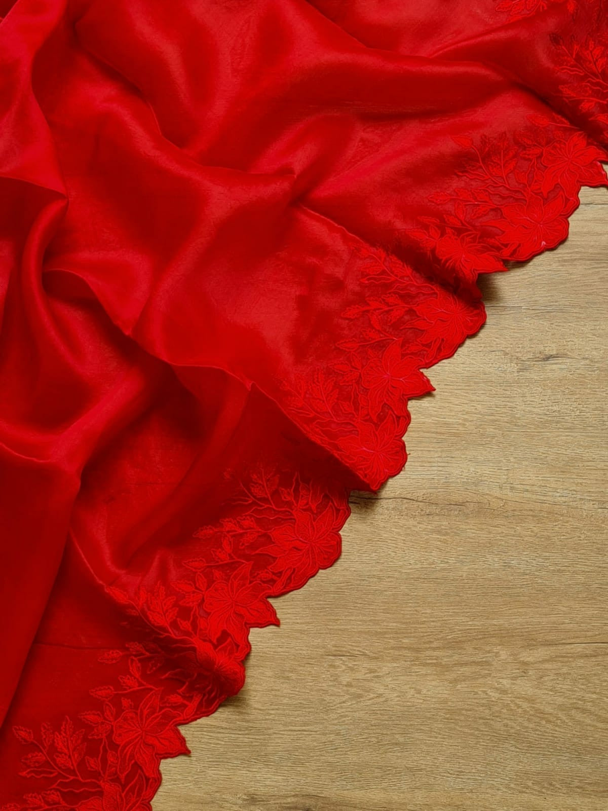 Ivisha Organza silk saree Indian wedding sarees blouse SaffronFashion