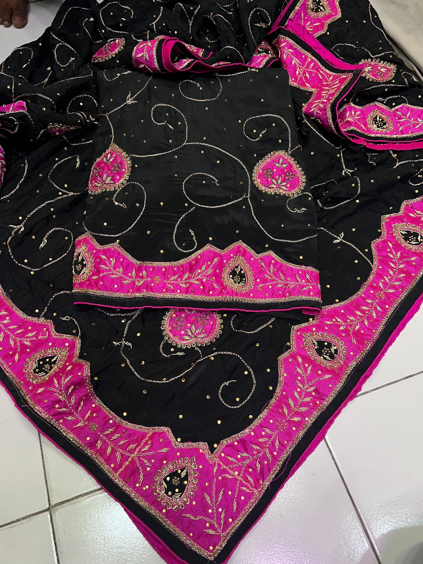 Ramayn crape Salwar suits Indian Punjabi Salwar kameez - Saffronfashionindia