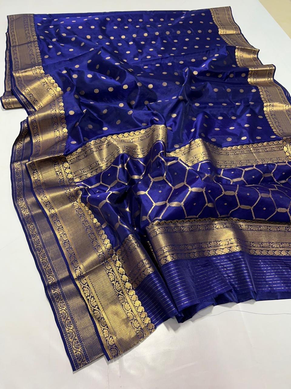 Karima Chanderi saree Indian saree - Saffronfashionindia
