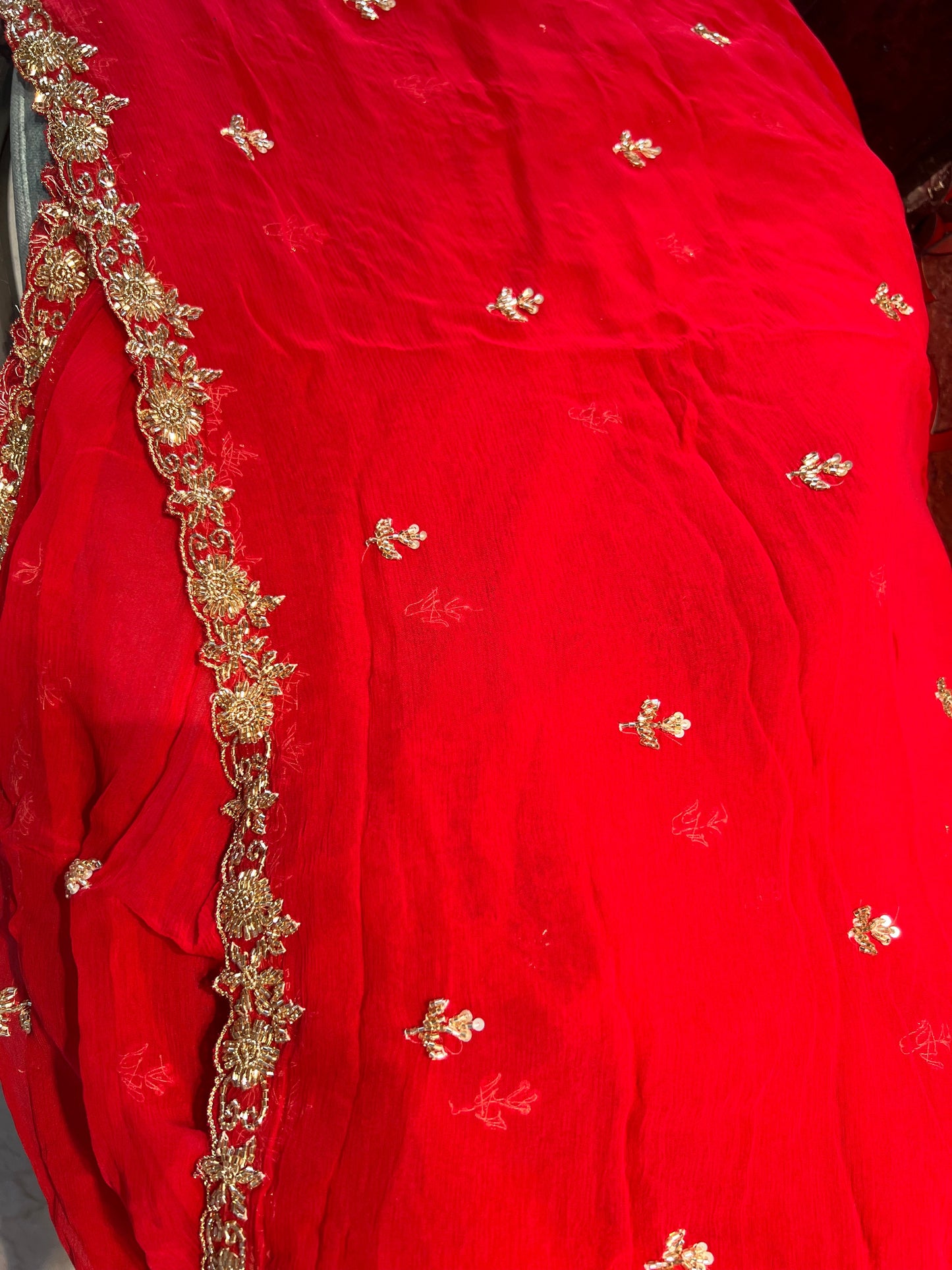 Mivisha zardosi saree blouse women Partywear sarees SaffronFashion