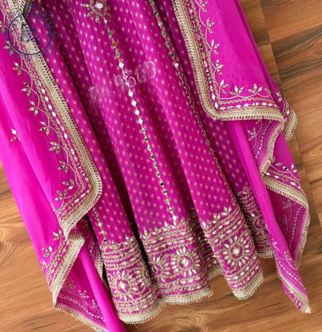 Designer inspired stitched Anarkali dress bridesmaids dresses SaffronFashion