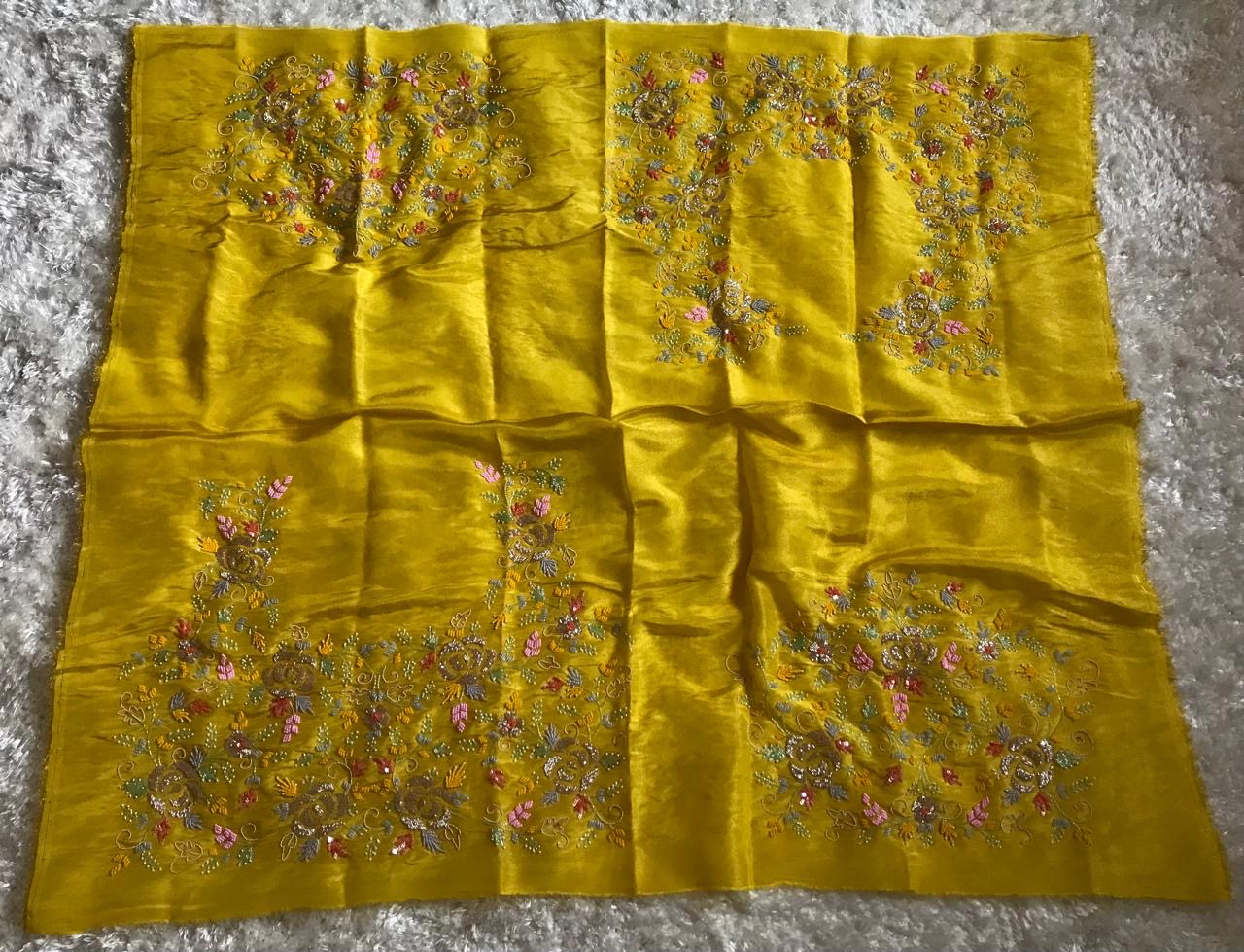 Premium Zari tissue silk saree Partywear sarees - Saffronfashionindia