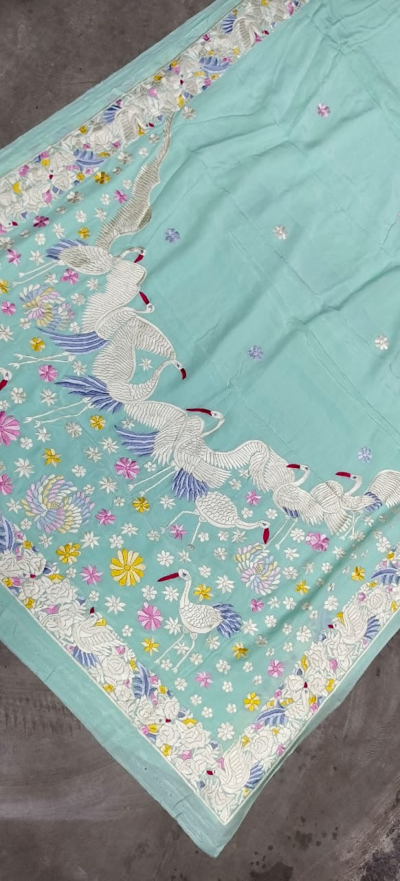 Sivish authentic Parsi gara saree beautiful saree - Saffronfashionindia