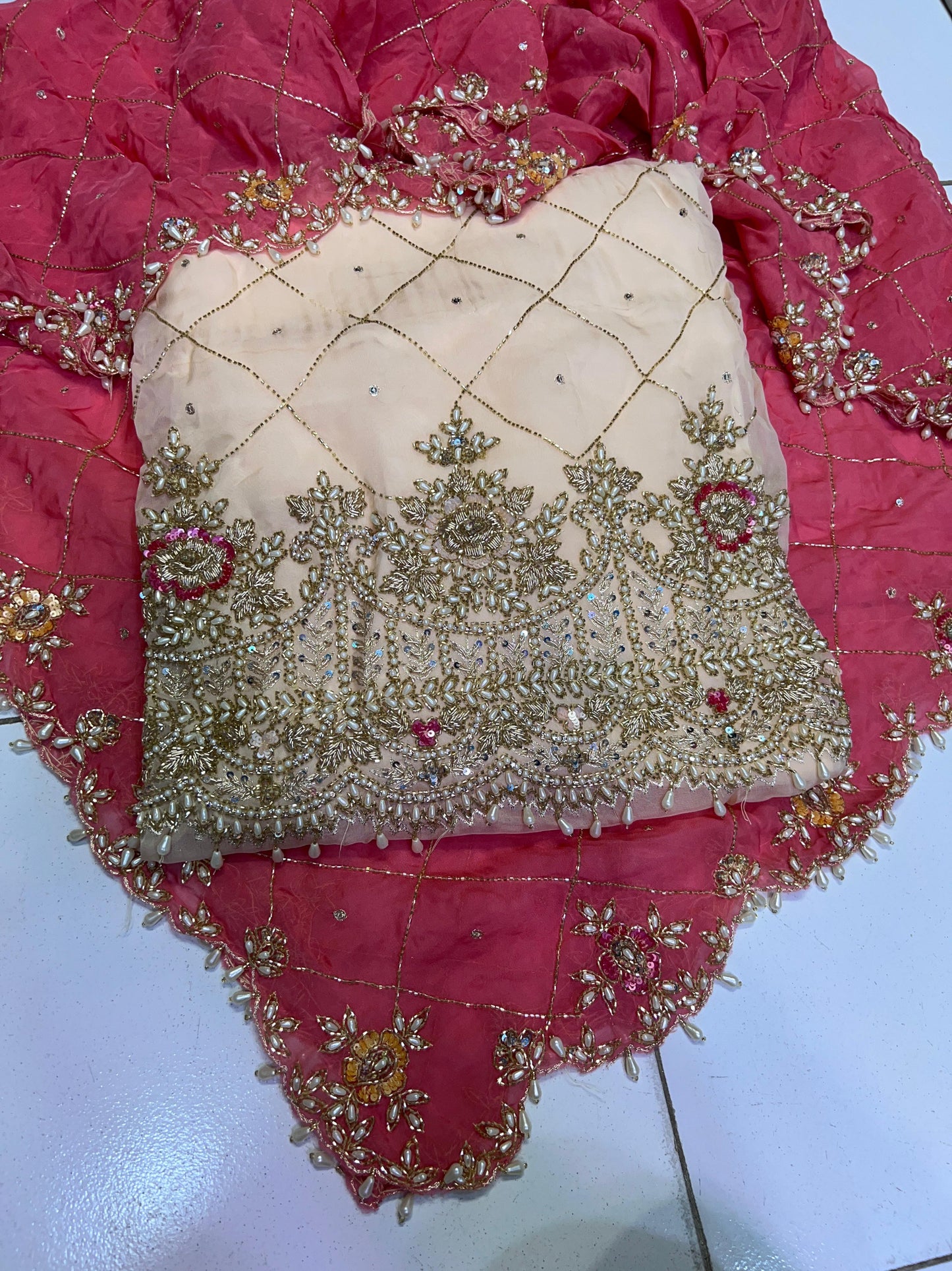 Pranika organza Salwar suit Punjabi suit Indian Salwar suit - Saffronfashionindia