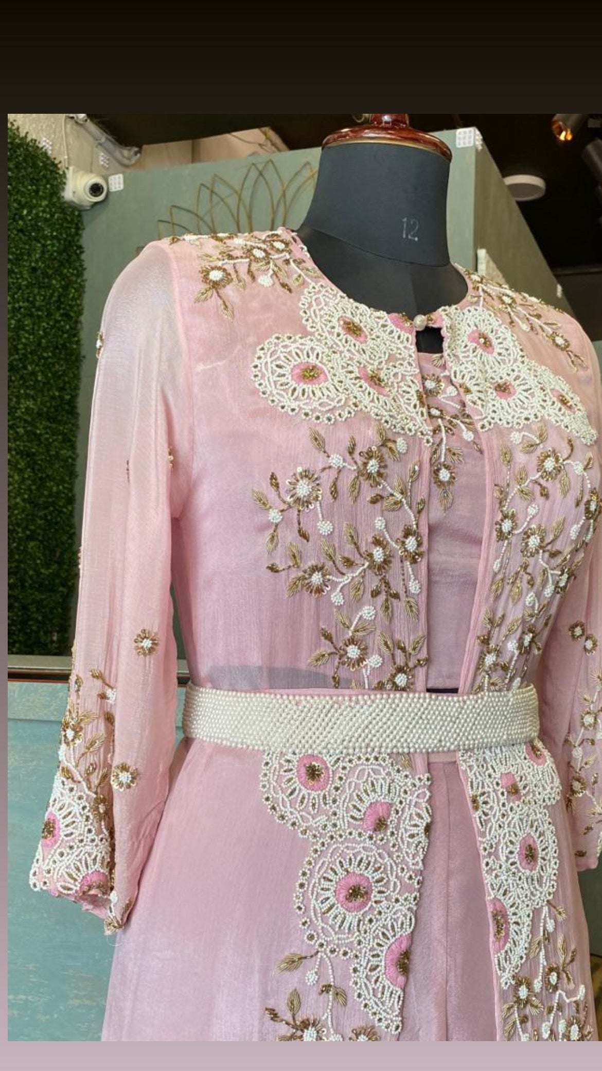 Lilac indowestern partywear dress women dress - Saffronfashionindia