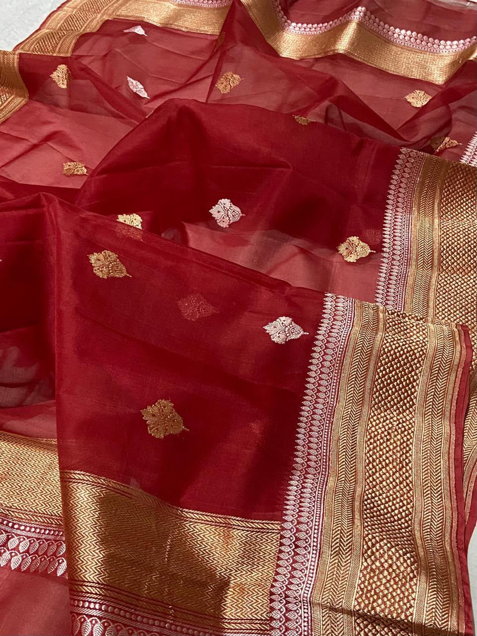 Kora dupatta border Indian dupatta traditional dupatta Saffronfashionindia