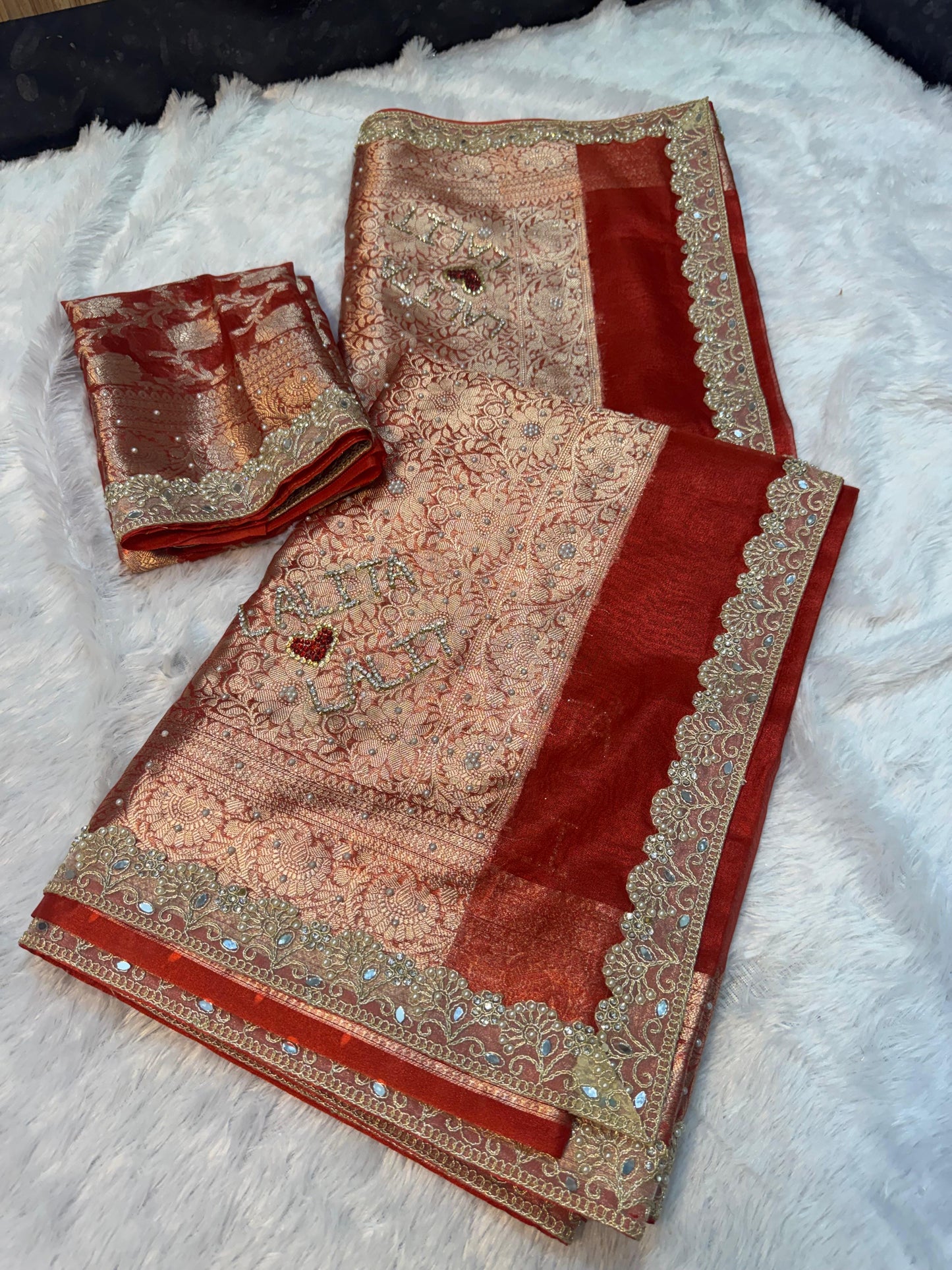 Suhaagan saree names sari Indian saree blouse Saffronfashionindia