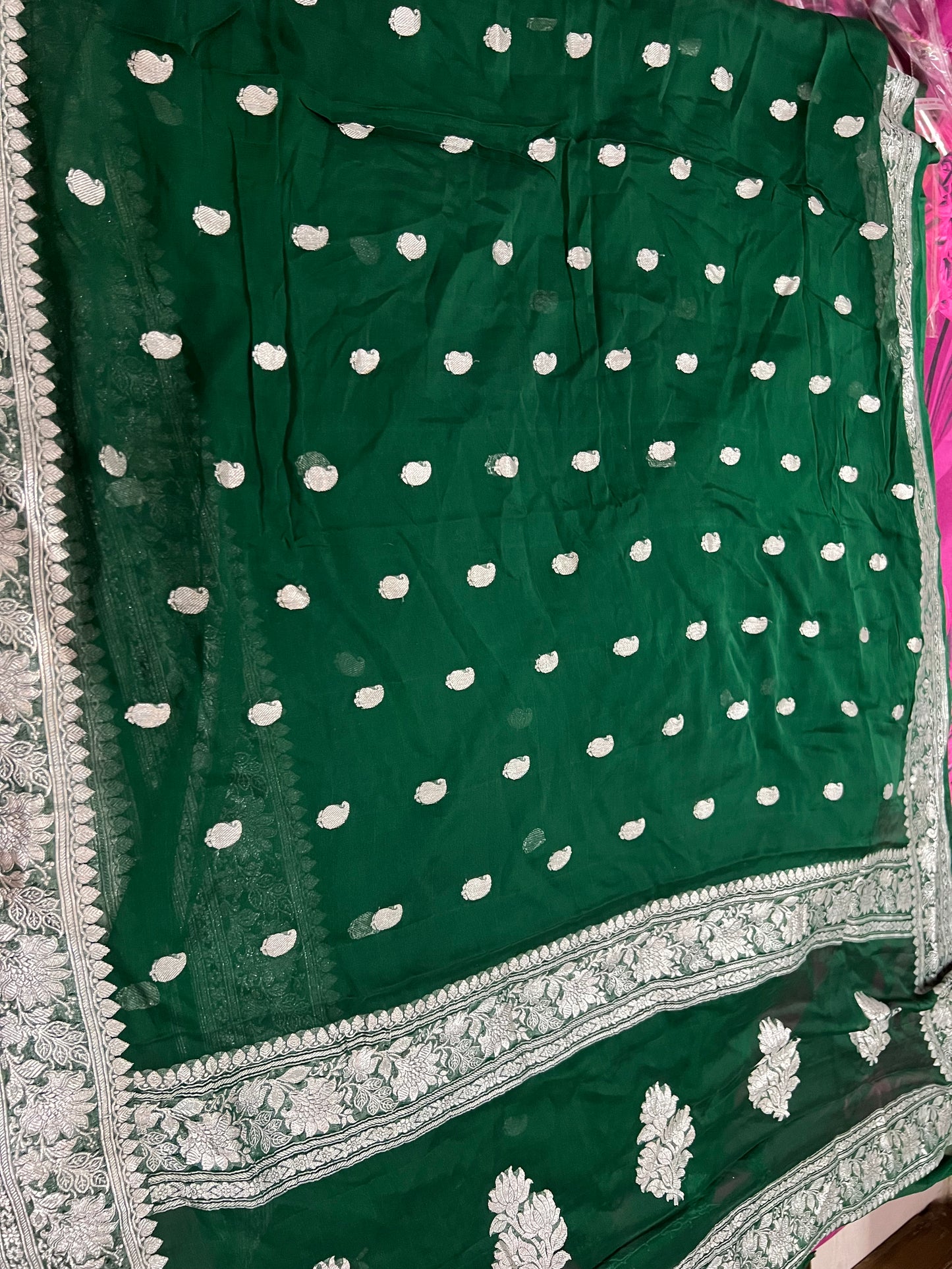 Banarsi Chiffon Saree Indian saree - Saffronfashionindia